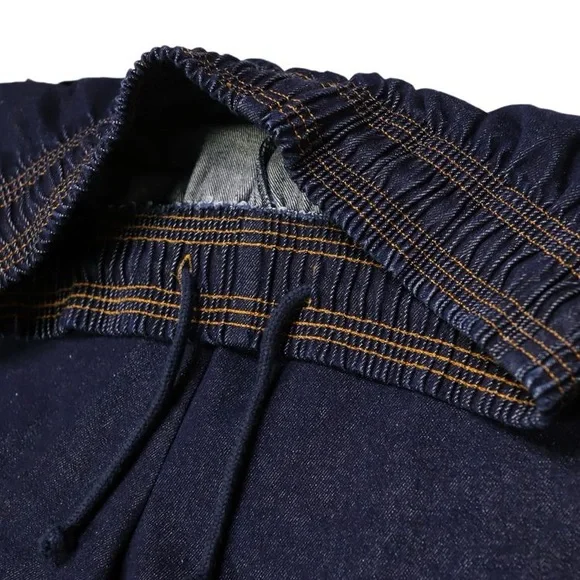 Cookman usa navy denim chef pants Small Wide Leg - Picture 4 of 8